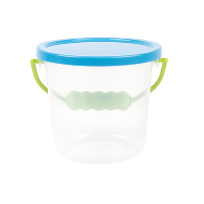 Cubo Transparente con Tapa